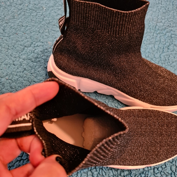 Unisex 36 Black Anime Cosplay Hip hop Boots Shoes - Picture 3 of 7